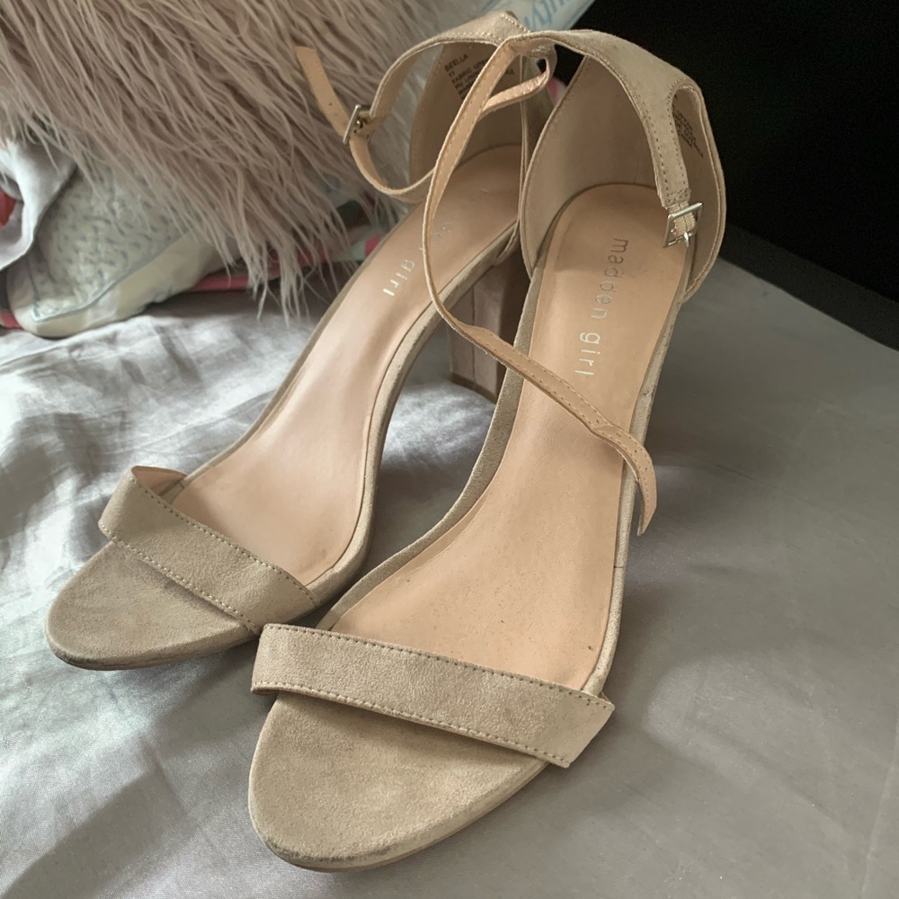 MAUVE, PINK MADDEN GIRL HIGH BLOCK HEELS